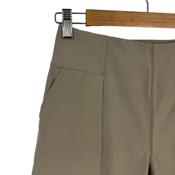 NEW FABLETICS Hybrid Cargo Pants Women's Small Smoke Tan Nylon Pockets Leggings - Picture 5 of 16